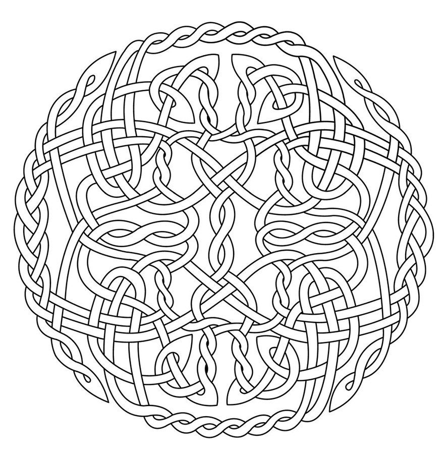 simple celtic mandala designs - Clip Art Library