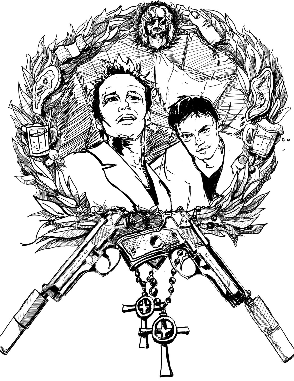 boondock saints movie art - Clip Art Library image.