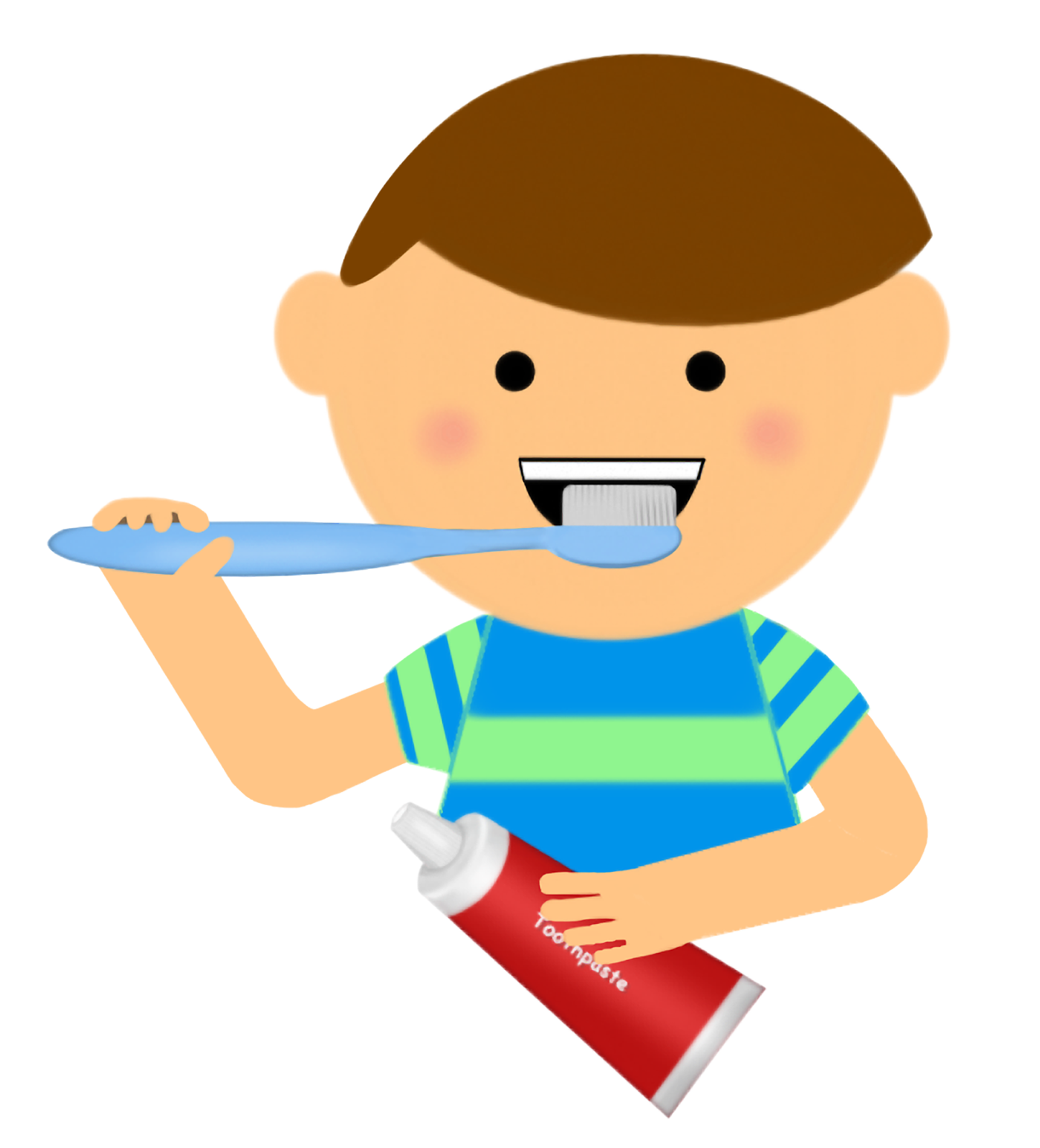 Brush Teeth Clipart - Homecare24