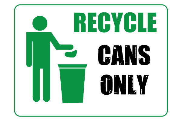 Recycle Only Sign Printable - prntbl.concejomunicipaldechinu.gov.co