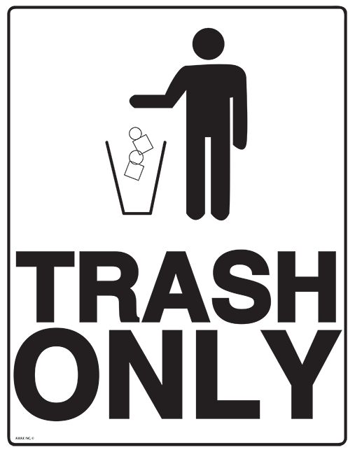 Free Printable Trash Signs - Free Printable Templates