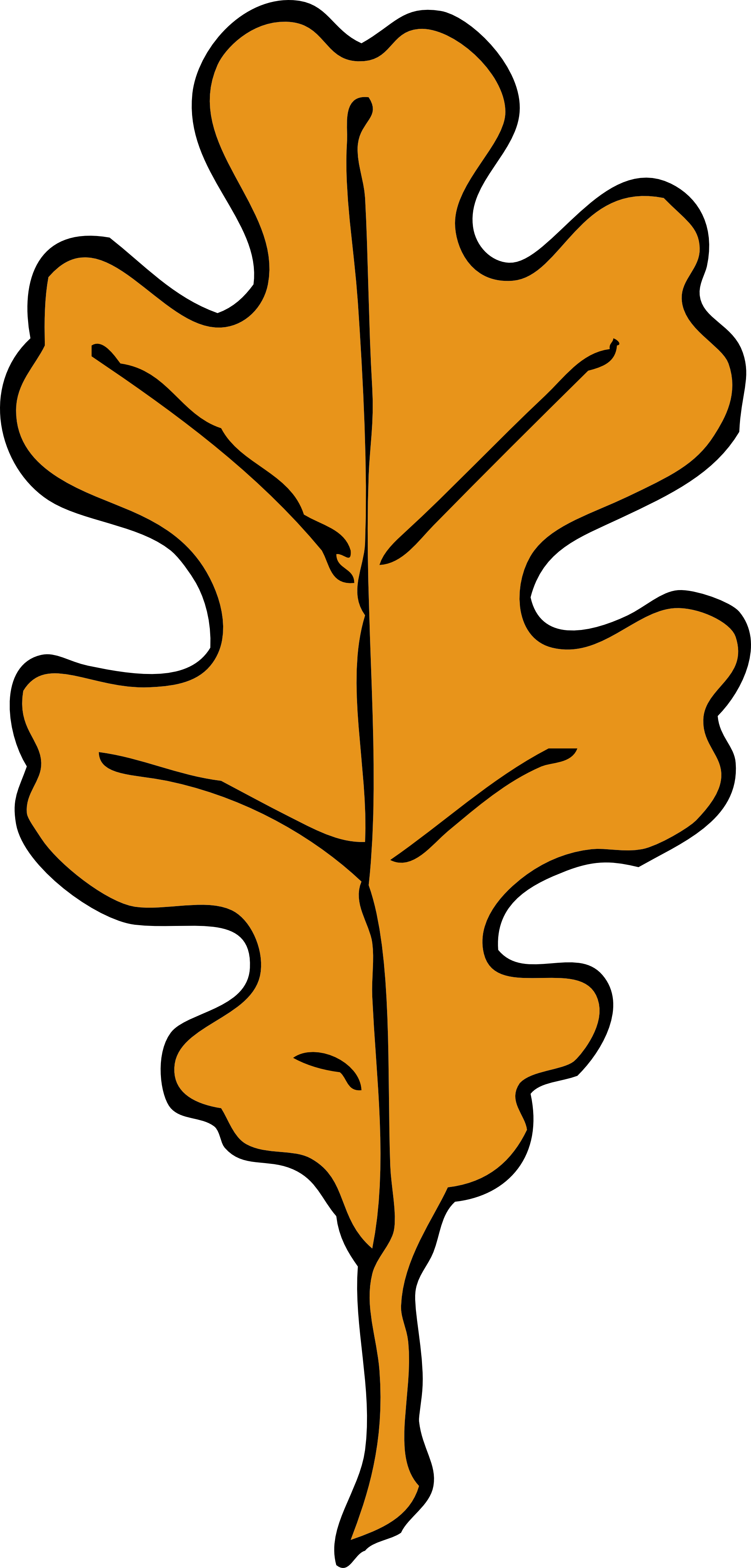 Clip Art Oak Leaf