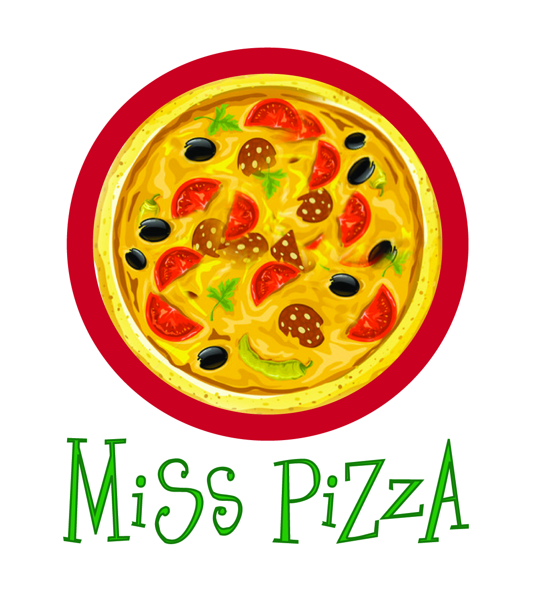 Cartoon Pizza Logo - Cartoon Pizza Logo Template | Lentrisinc