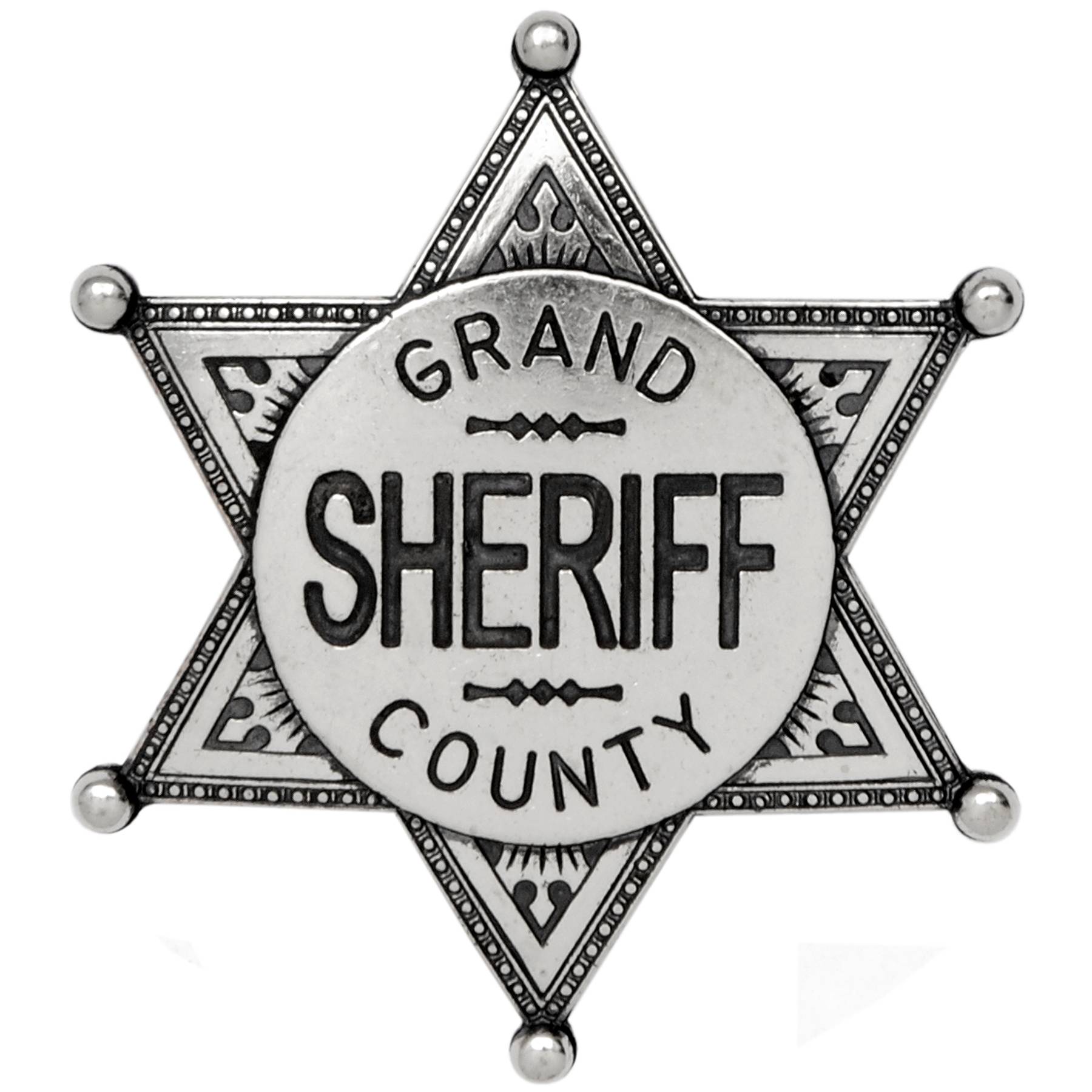 Sheriff Badge Coloring Page