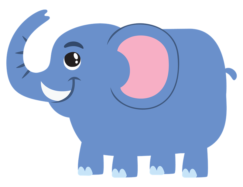 Elephant Blue Free content Clip art - Funny Elephant Cartoon png ...