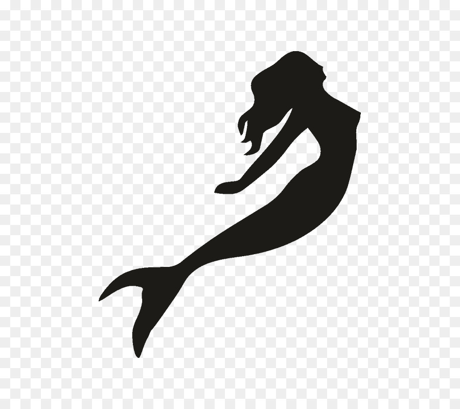 Free Free Mermaid Silhouette Clip Art, Download Free Free Mermaid ...