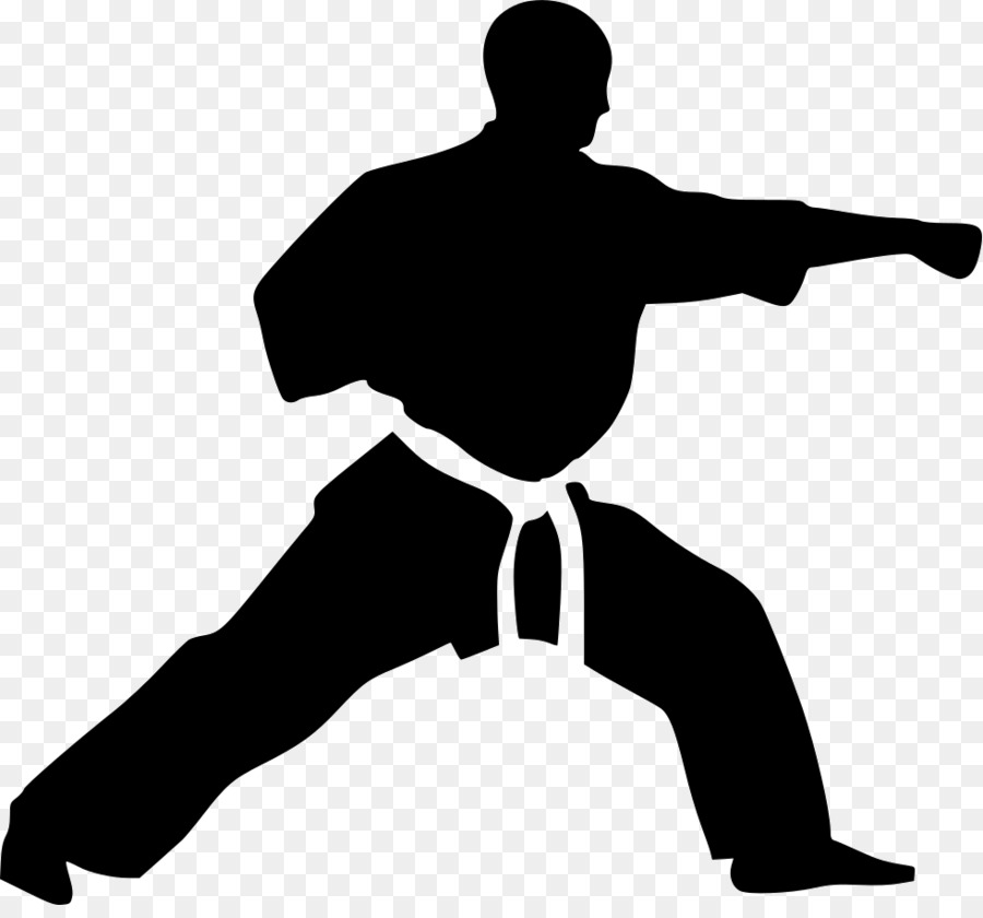 Karate Silhouette Martial arts Clip art - karate png download - 919* ...