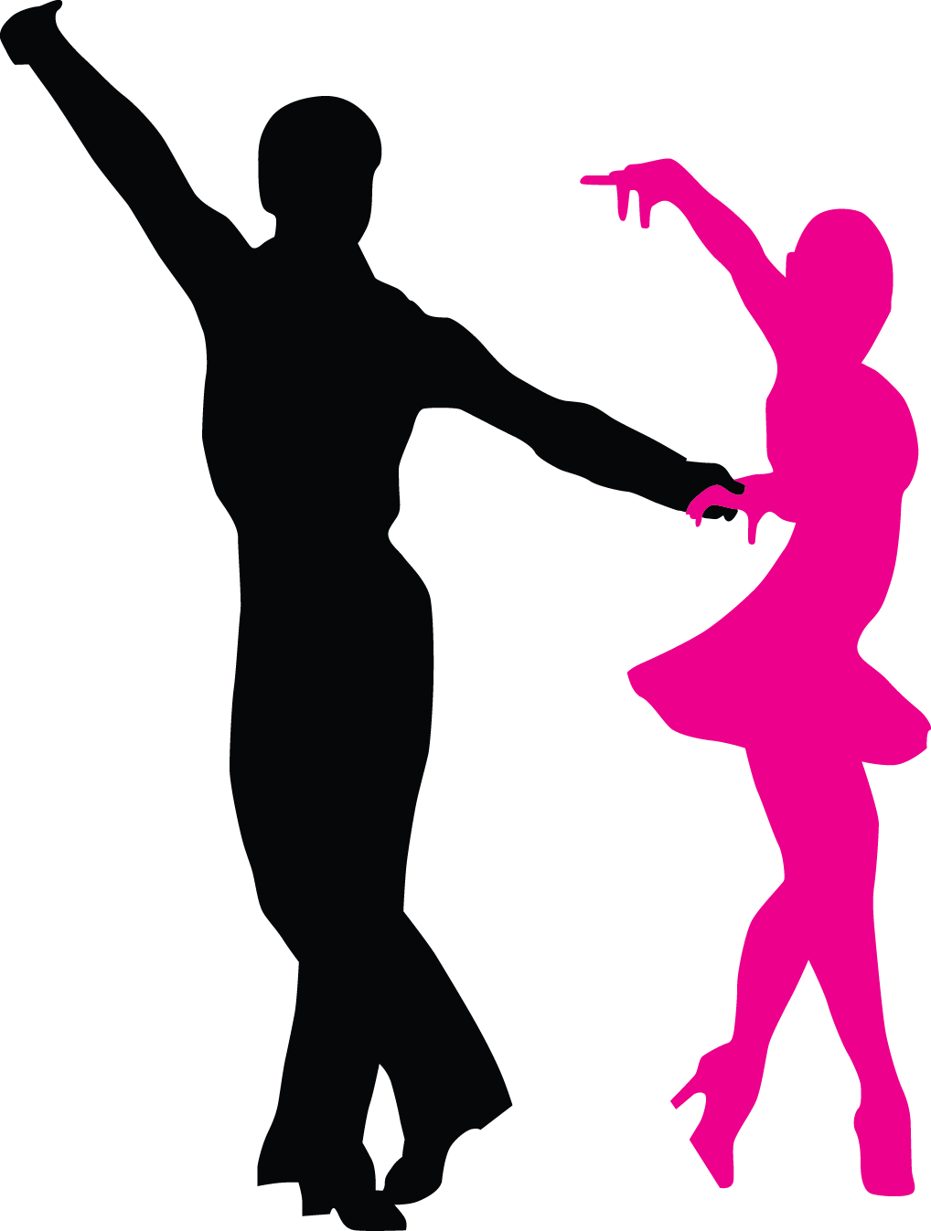 Cha-cha-cha Hustle Ballroom dance Rhumba - hustle silhouette png ...