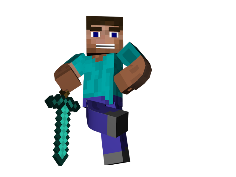 Minecraft Steve Photo