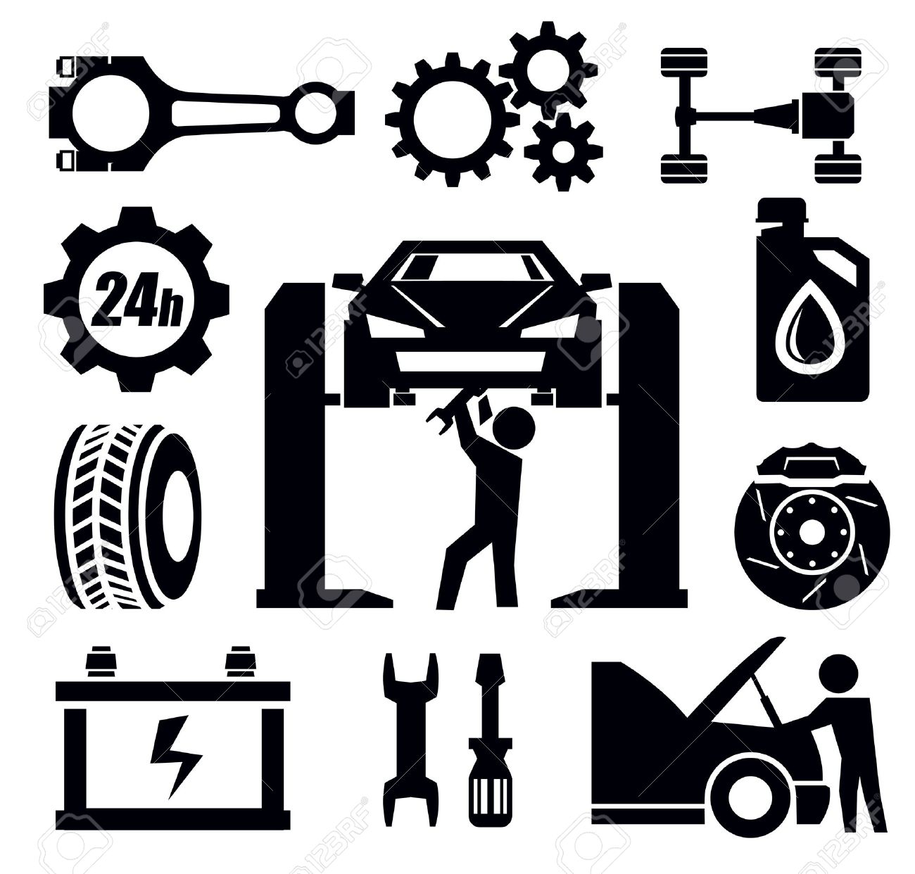 Mechanic Tools Clip Art