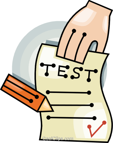 School Test Clip Art