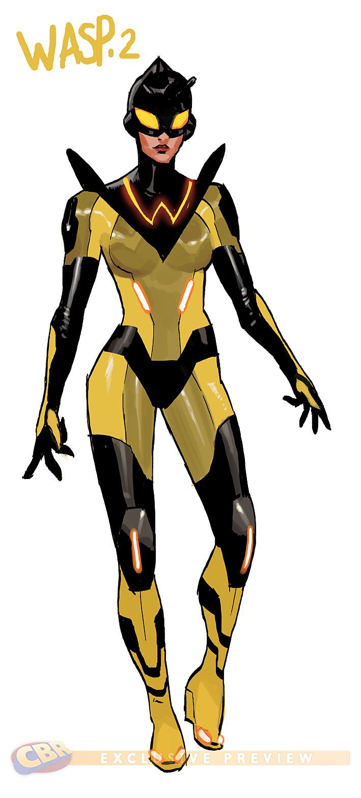 wasp marvel comic - Clip Art Library