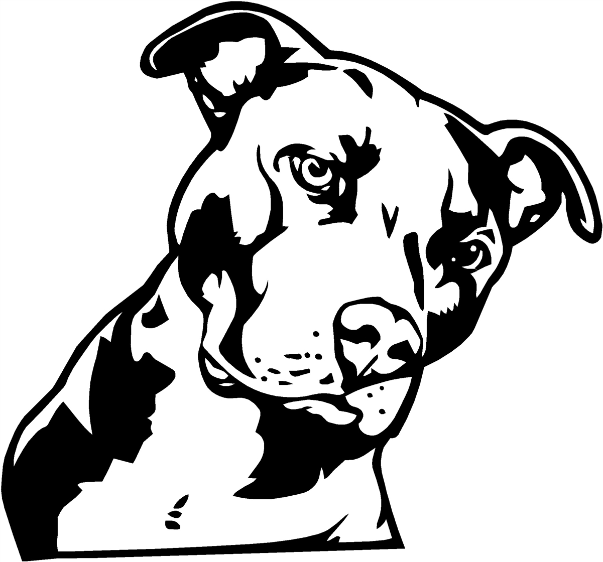 Free Pitbull Silhouette Vector, Download Free Pitbull Silhouette Vector ...