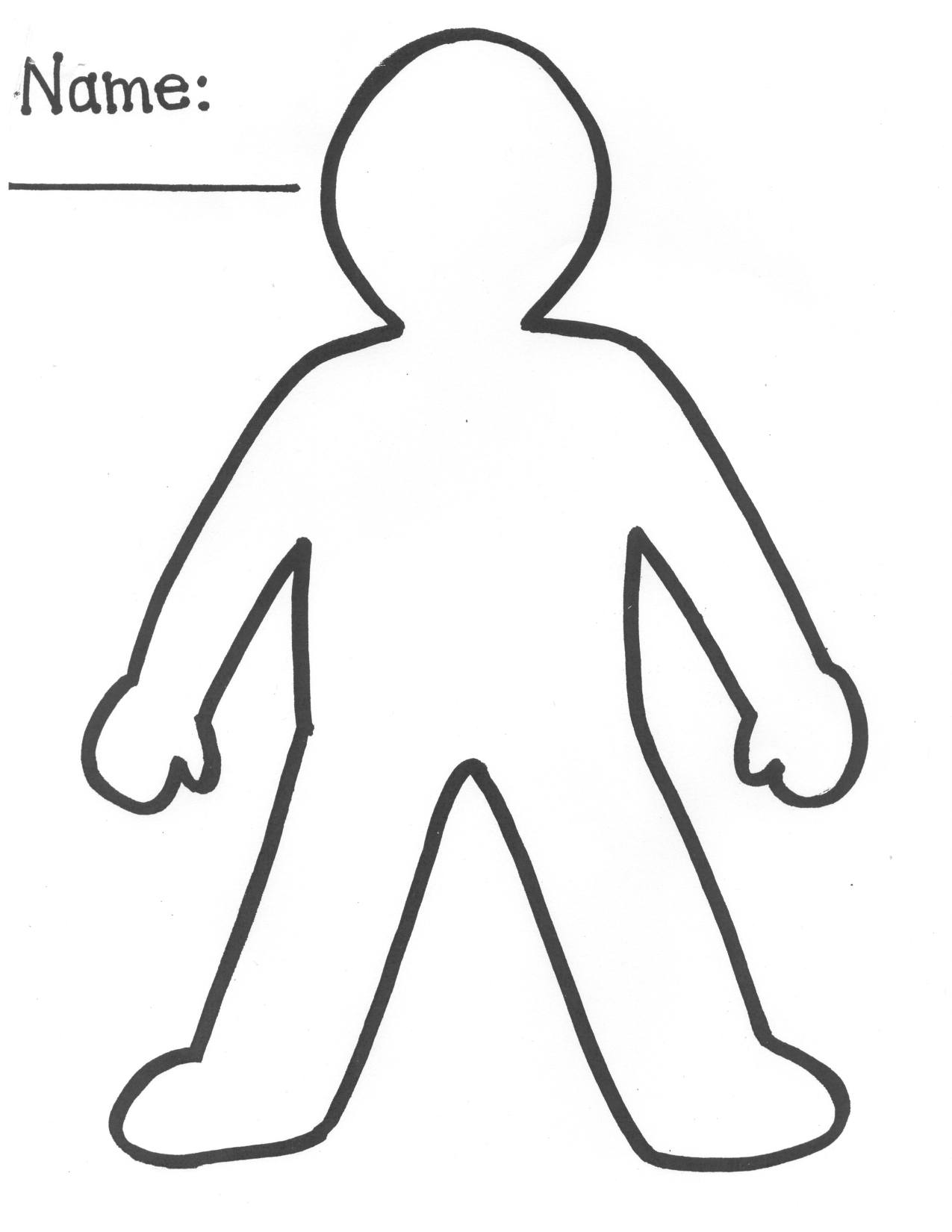 person template - Clip Art Library