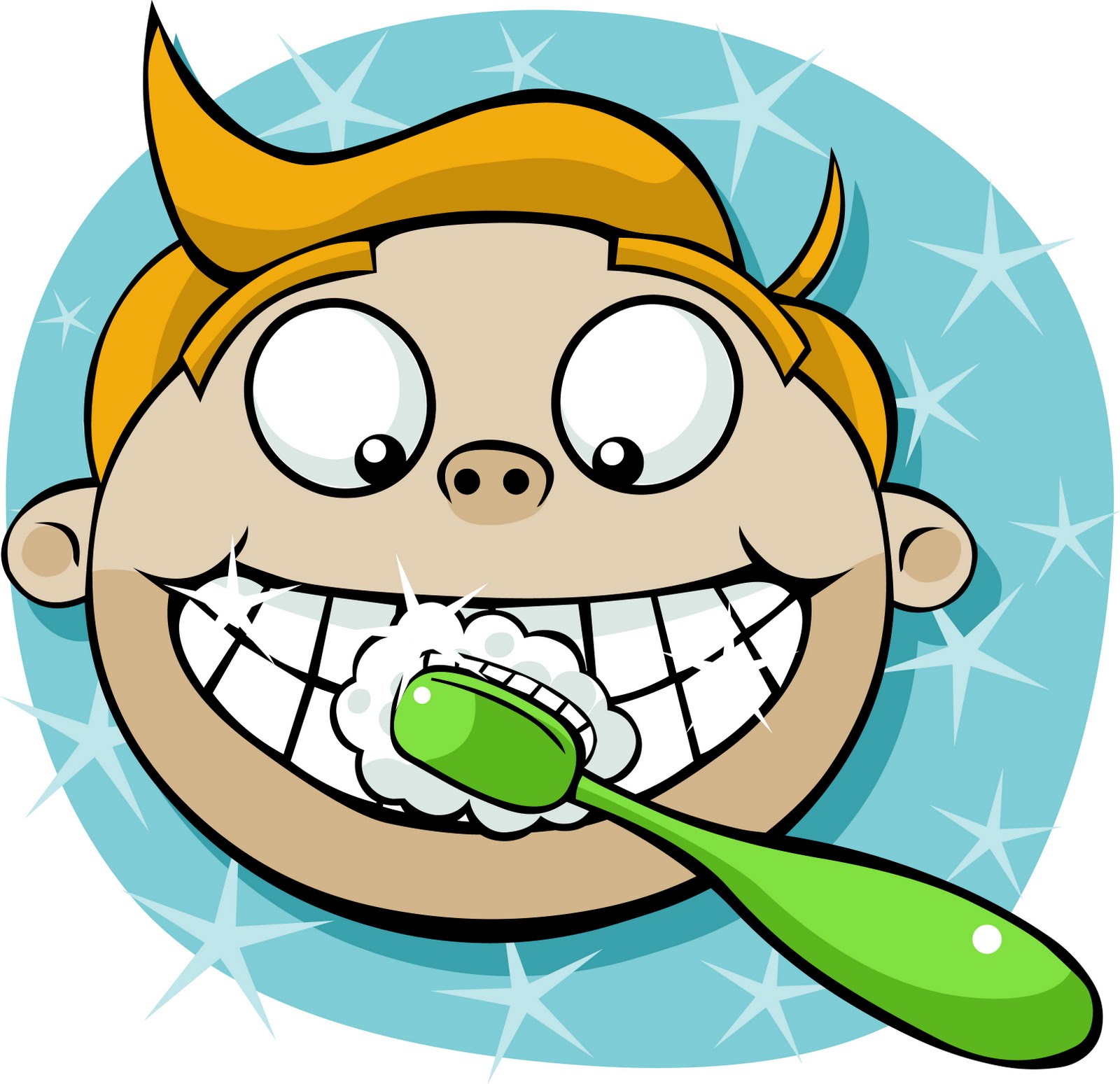 Brush Teeth Clipart - Homecare24