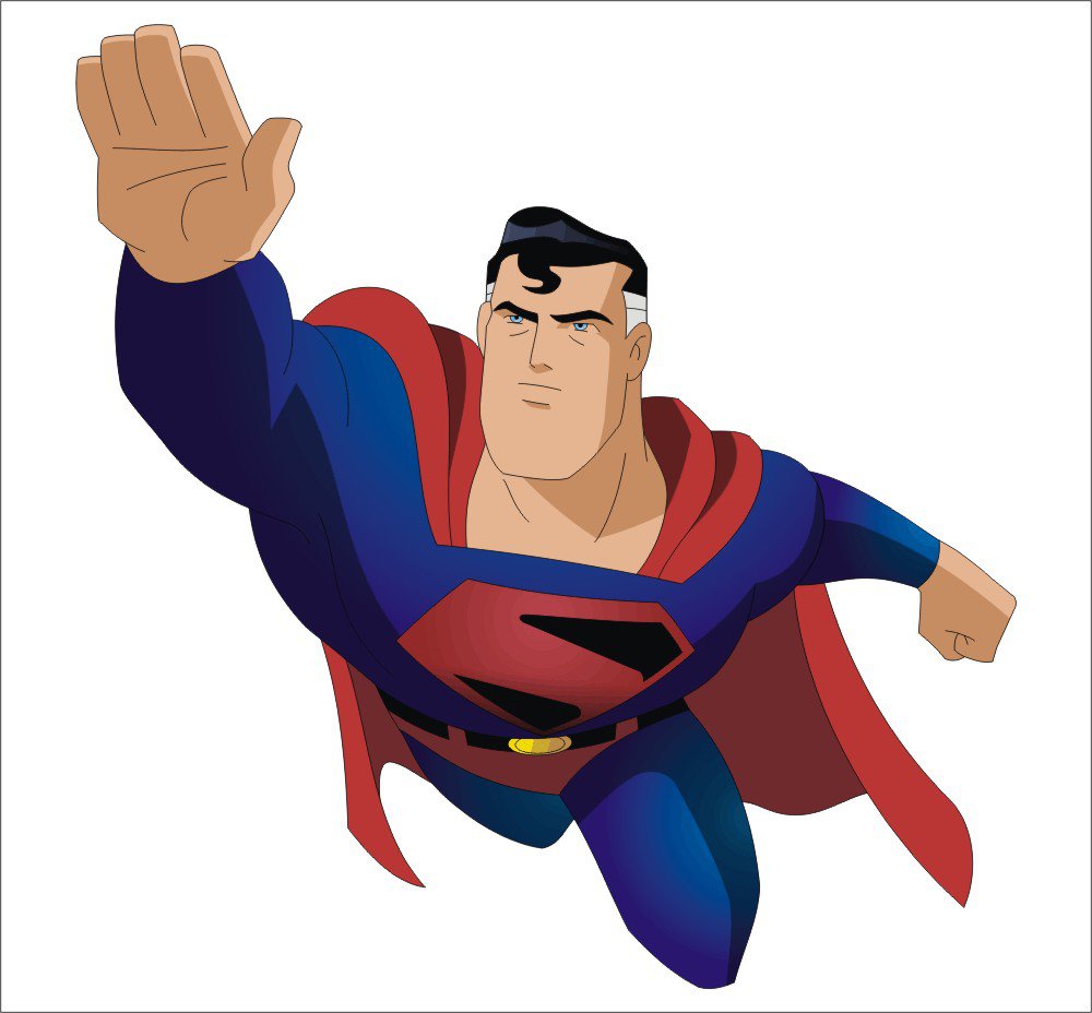 Superman Yoga Pose Cartoon Buy premium plan get 2 free gifts