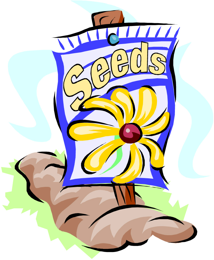 Kids Planting Seeds Clip Art