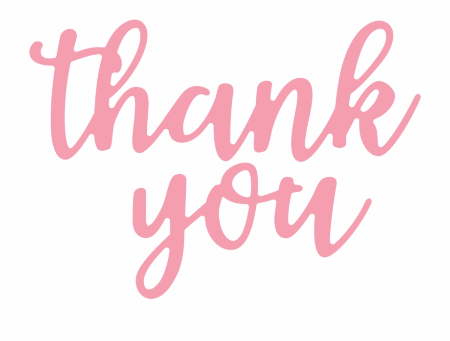 Thank You Png Pink / Download transparent thank you png for free on ...