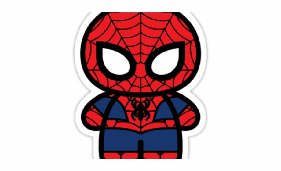 Cartoon Baby Spider Man - Clip Art Library