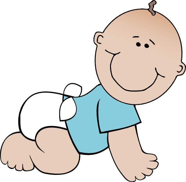 crawling baby clip art - Clip Art Library