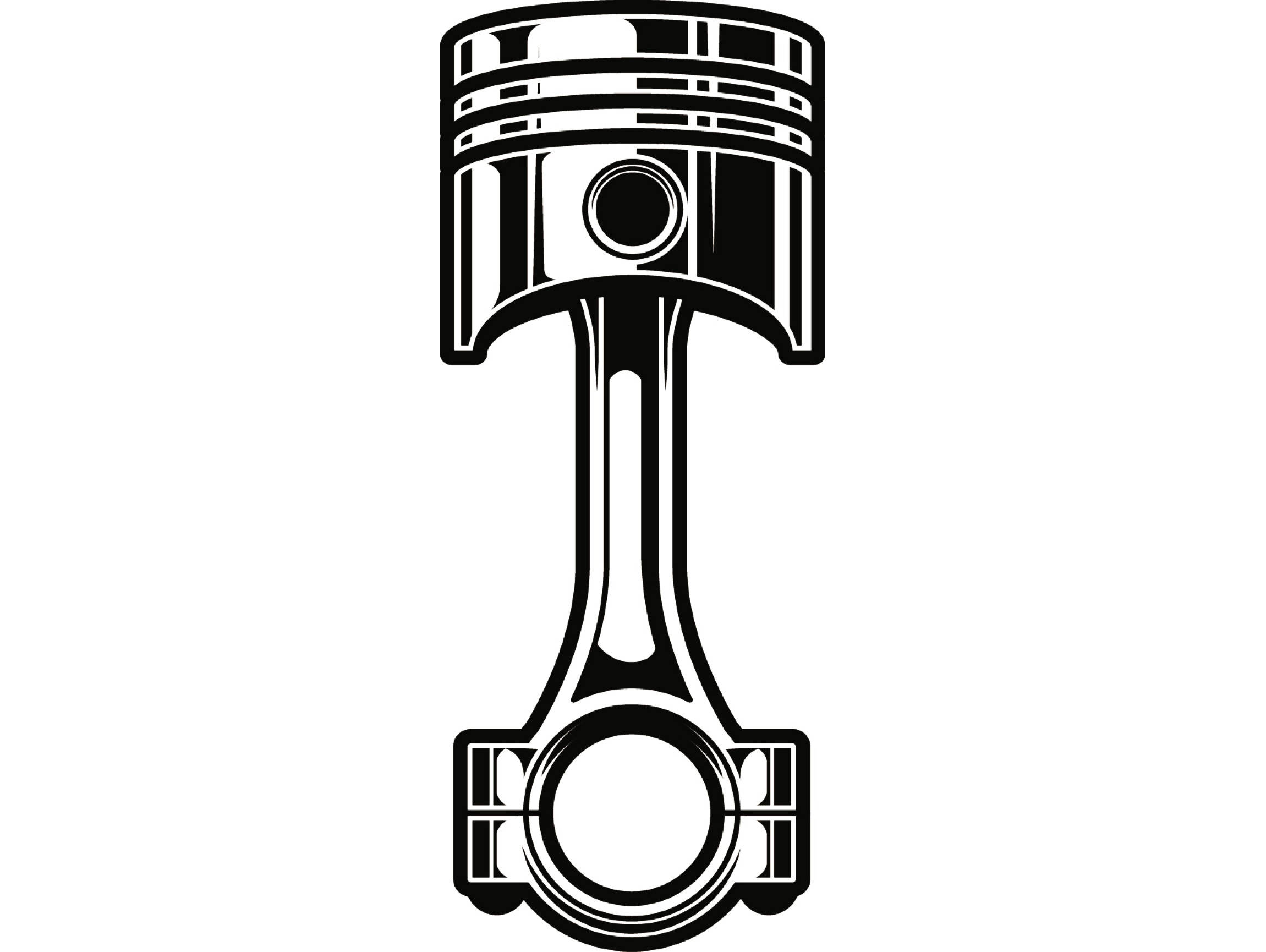 Piston Clip Art Black And White