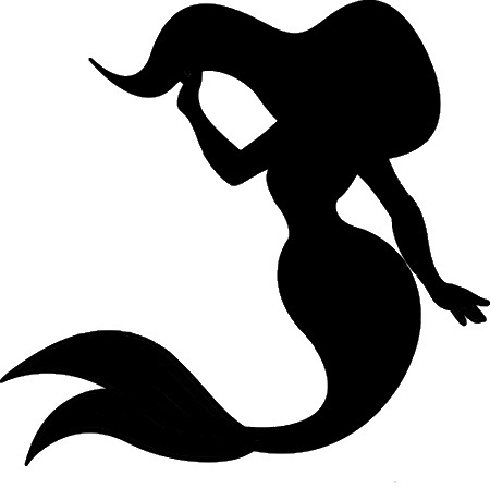 Free Mermaid Images Black And White, Download Free Mermaid Images Black ...