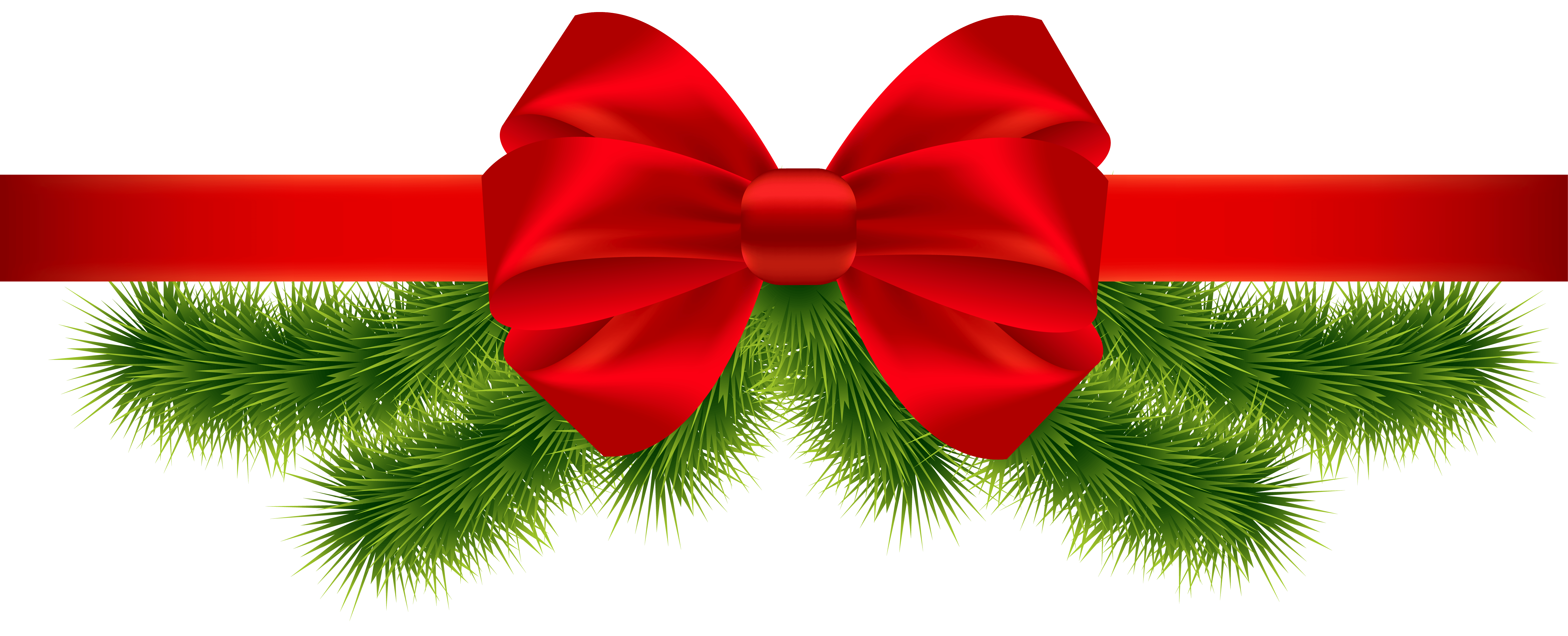 Christmas Bow Transparent