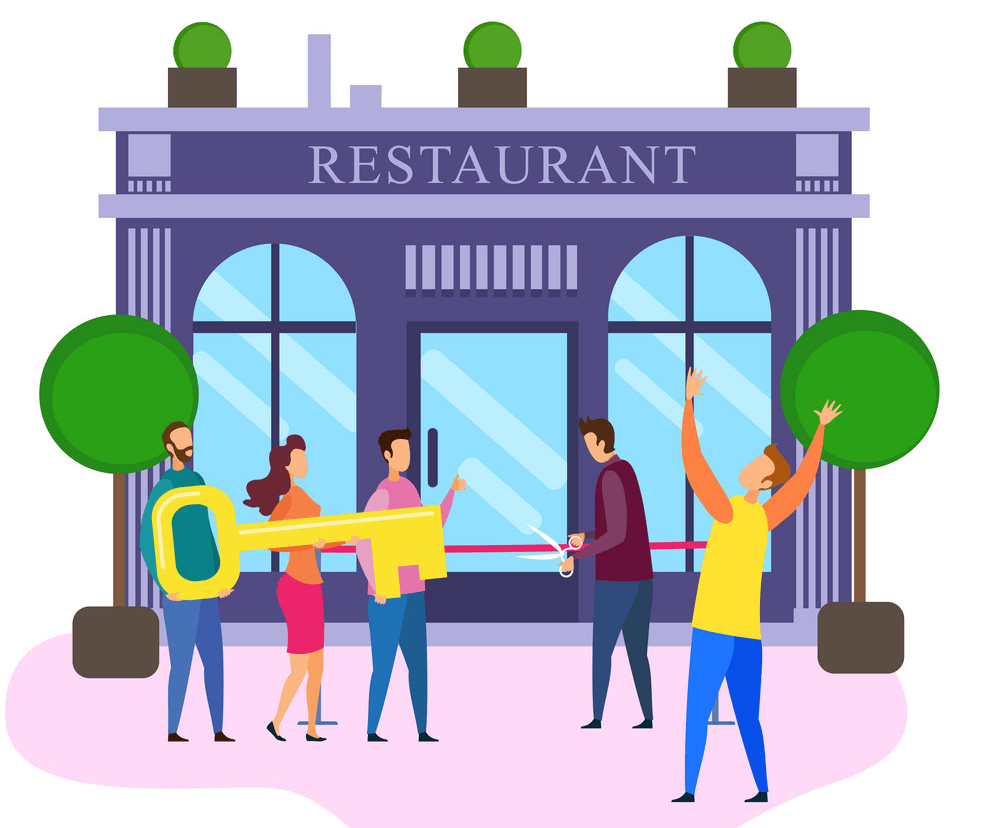 Opening Restaurant clipart