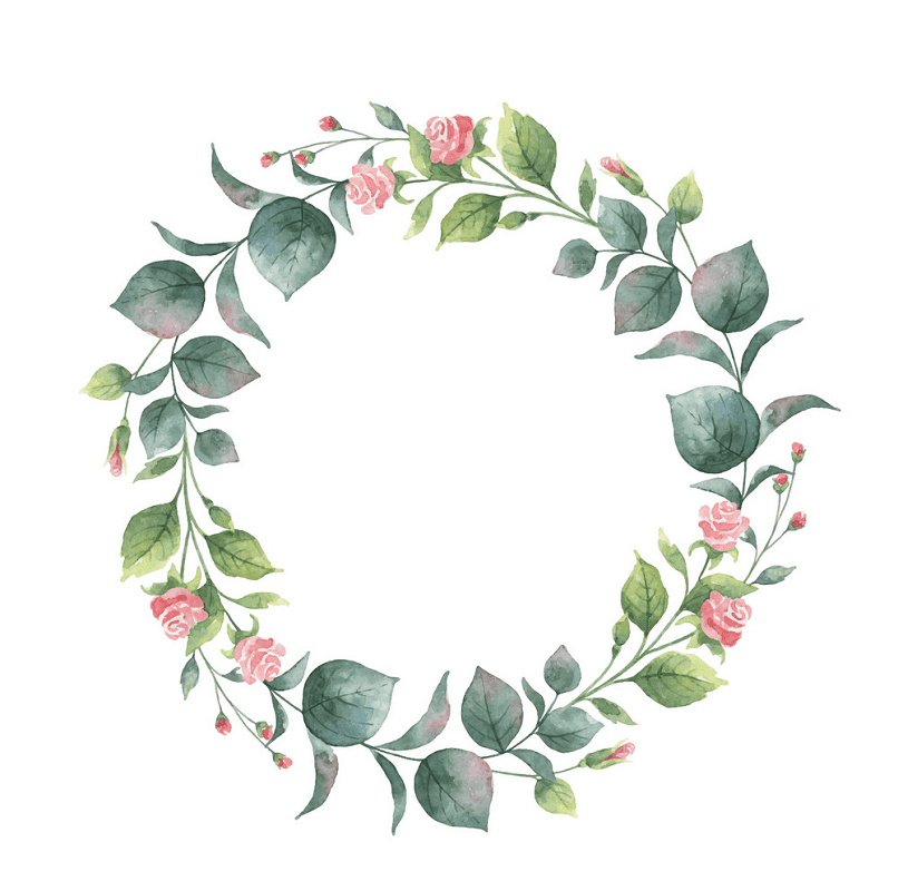 Eucalyptus Wreath clipart 4