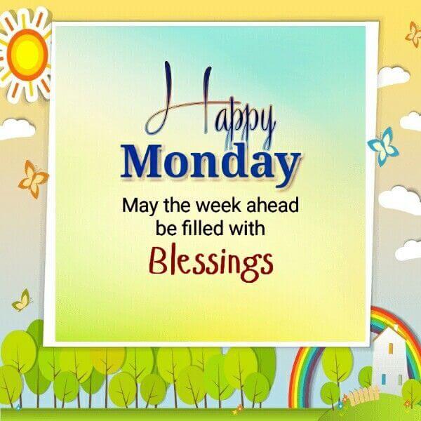 Monday Blessings Clipart