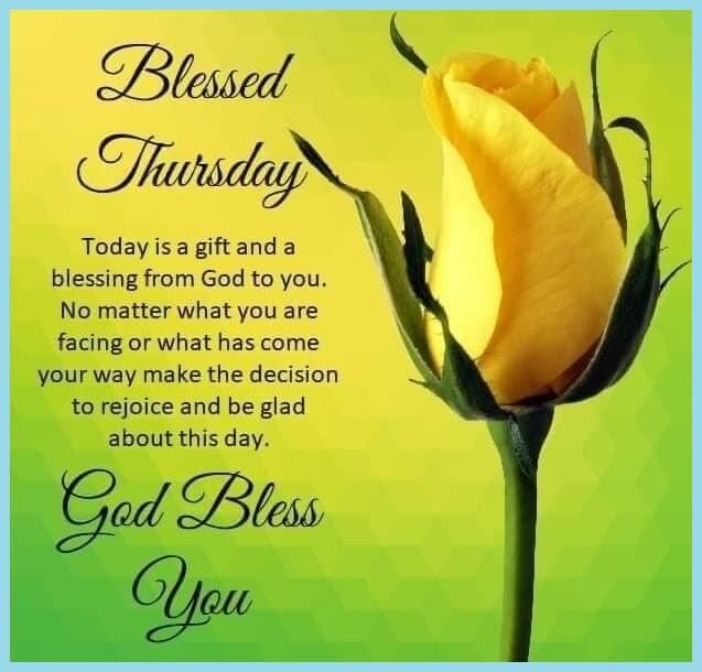 Thursday Blessings Clipart