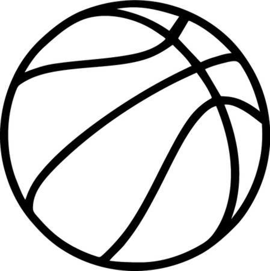 Basketball Drawing Outline