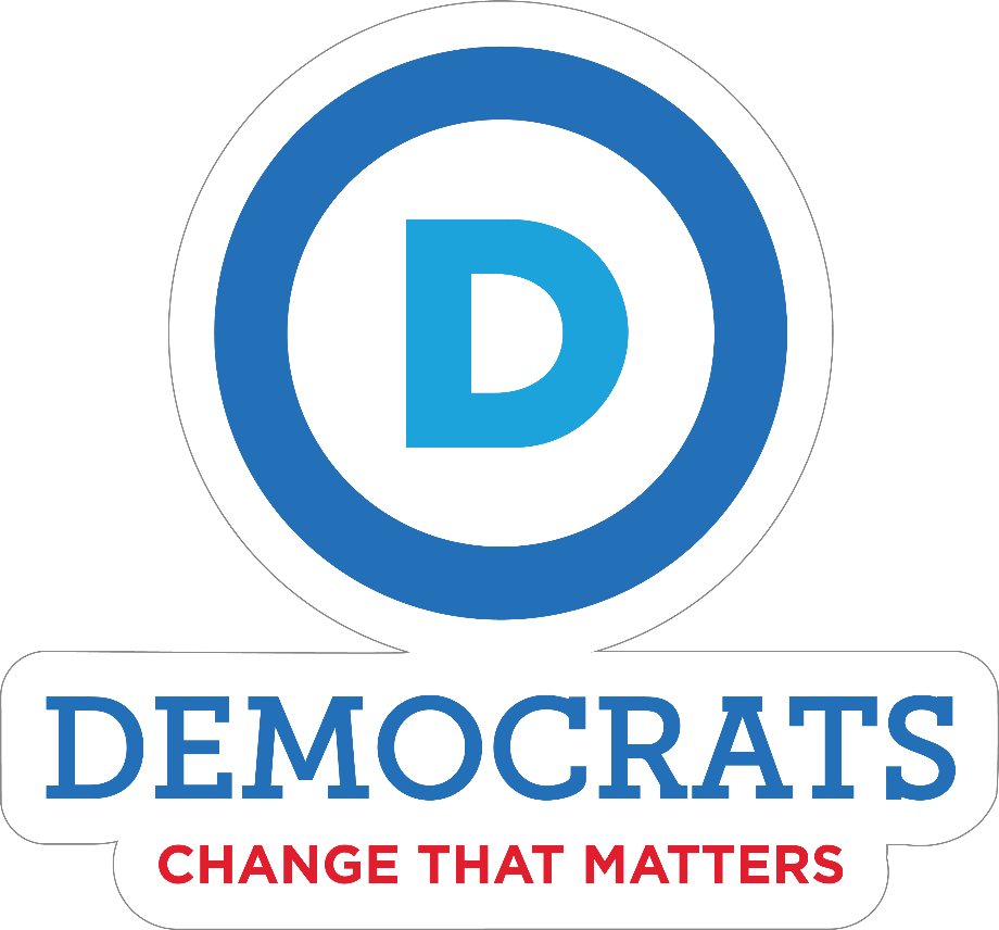 Democratic party logo circle