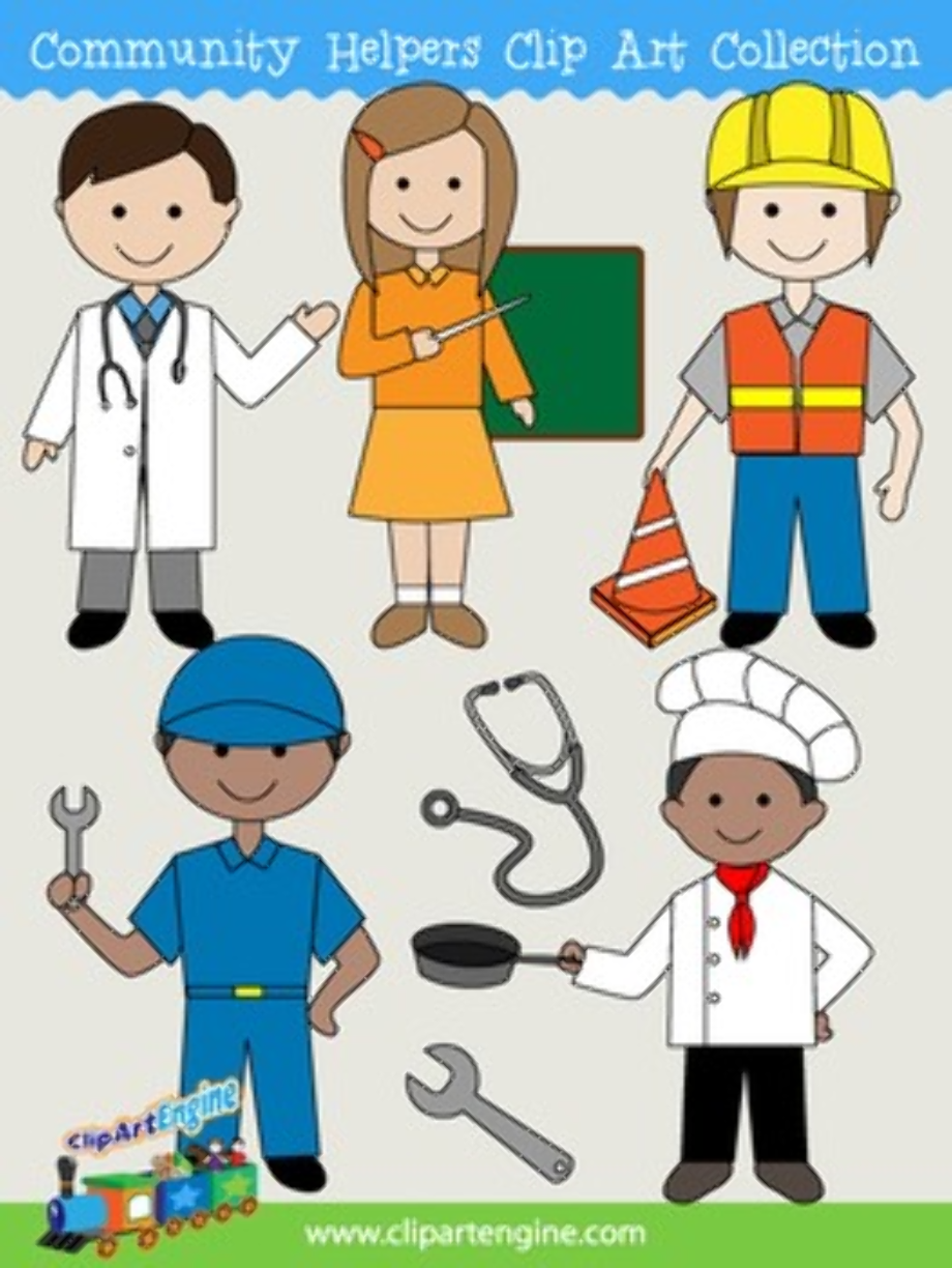 Community Helpers Clip Art