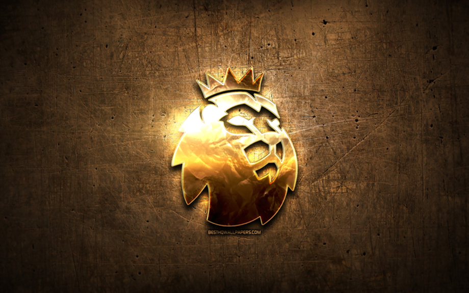 Premier league logo gold