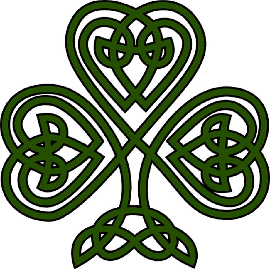 Shamrock celtic knot