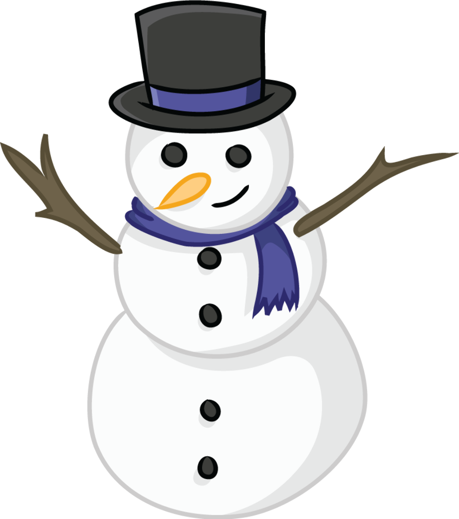 Snowman blue