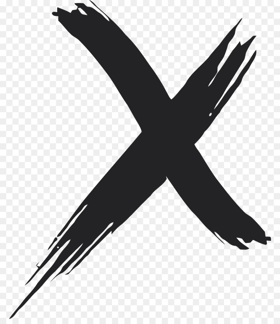 X transparent logo