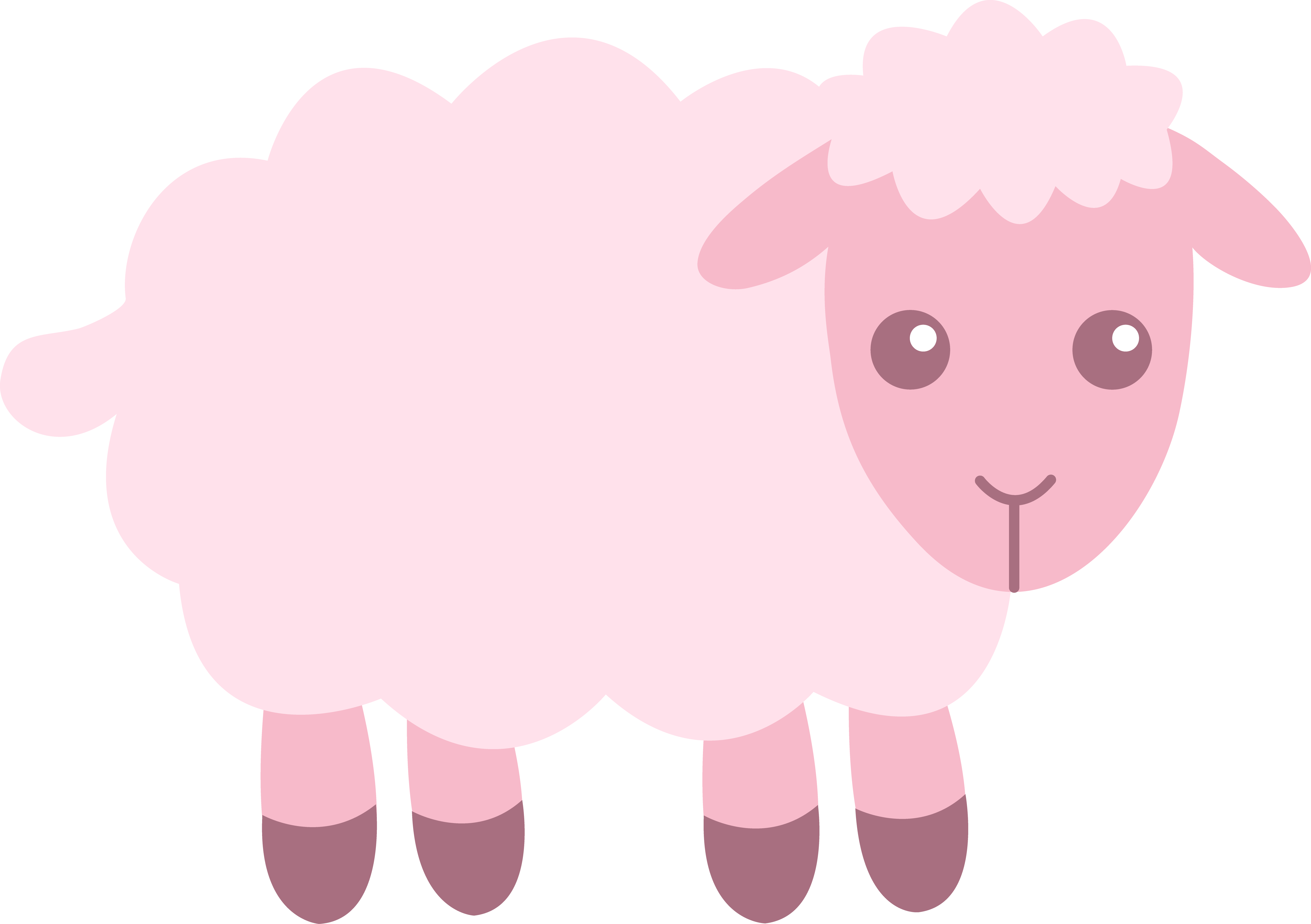 Sheep clipart 4