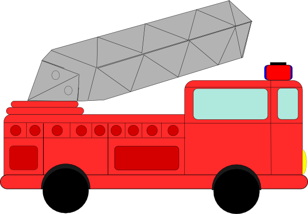 Cartoon fire truck clipart 4 clipartcow