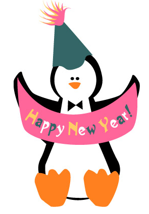 Cute new year clipart