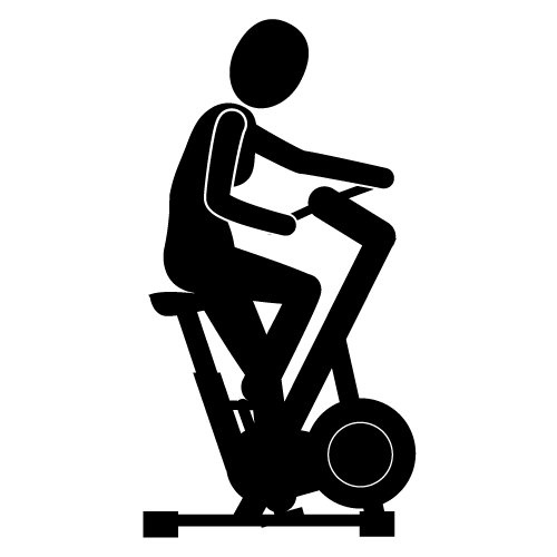 Exercise bike clipart