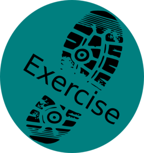 Exercise clip art border design free clipart images