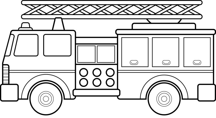 Fire truck firetruck clipart