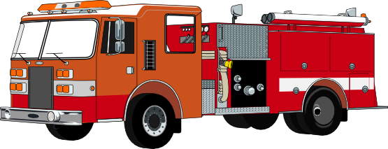 Fire truck free to use cliparts