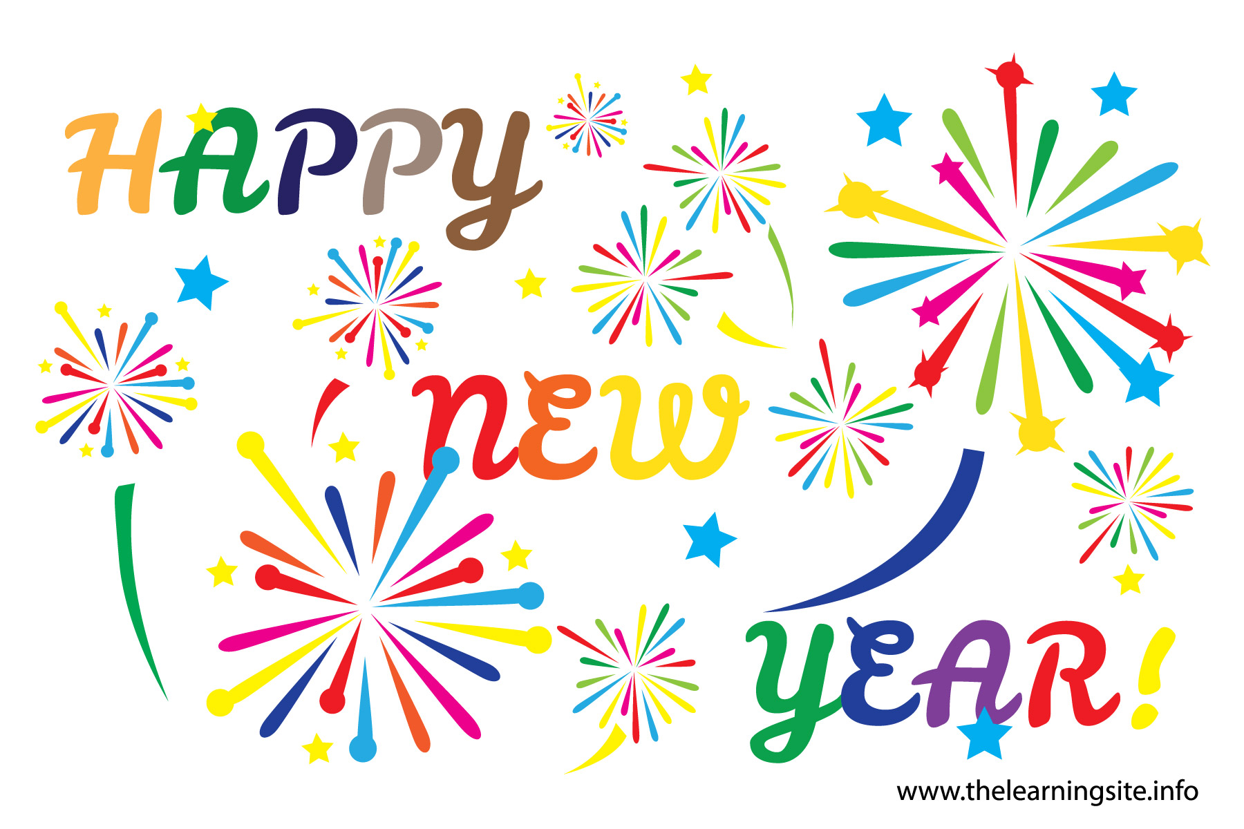 Happy new year clipart