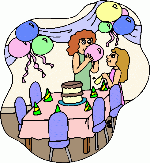 Let party clip art free clipart images