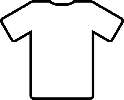 T shirt white shirt clip art free vector in open office drawing svg