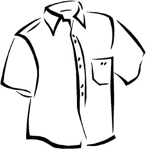 T shirt white shirt clipart clipart