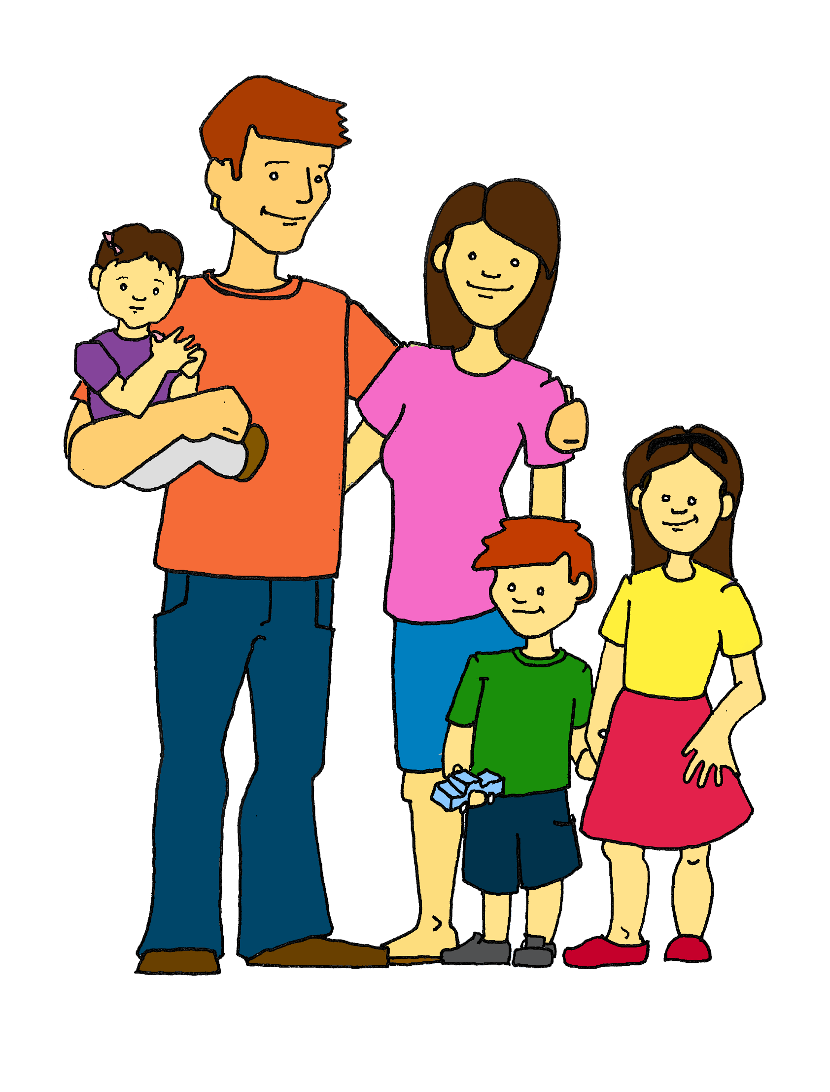 Family vacation clip art clipart